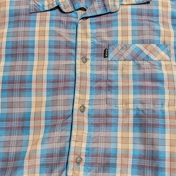 Kavu Large Mens plaid button down shirt - Picture 2 of 7